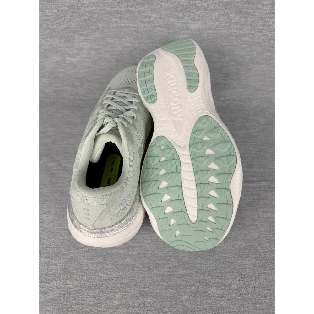 Saucony Ride 19 Running Sneakers Womens 11 Mist Cameo Silver